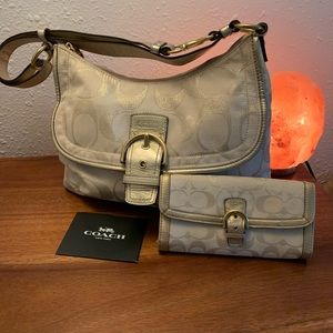 Coach handbag and wallet